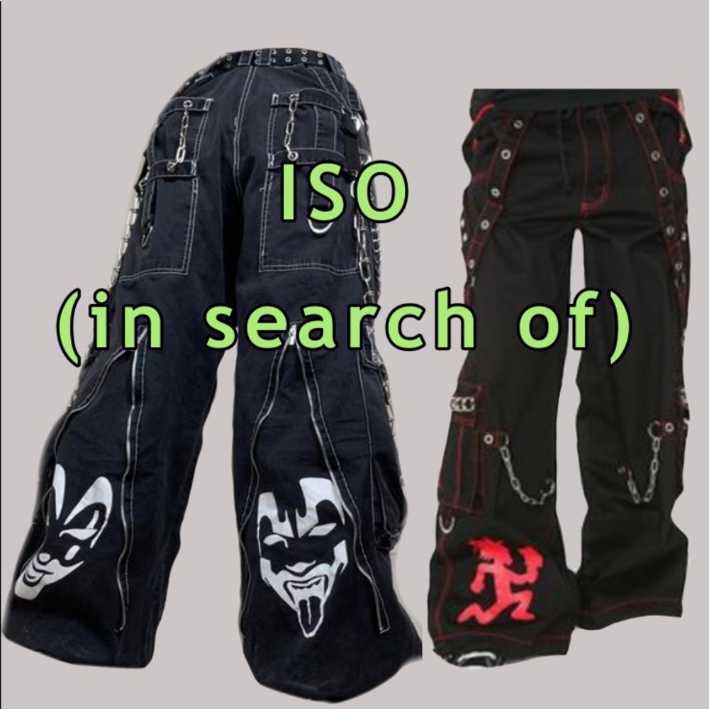 ISO OF TRIPP NYC X INSANE CLOWN POSSE COLLAB PANTS